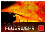 Feuerwehr - mein Kalender (Wandkalender 2026 DIN A2 quer), CALVENDO Monatskalender