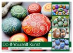 Do-It-Yourself Kunst - Entdecke die Freude am Steine bemalen (Wandkalender 2026 DIN A2 quer), CALVENDO Monatskalender
