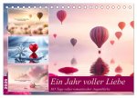 Ein Jahr voller Liebe (Tischkalender 2026 DIN A5 quer), CALVENDO Monatskalender