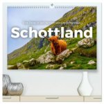 Schottland - Eine Reise in den Norden von Großbritannien. (hochwertiger Premium Wandkalender 2026 DIN A2 quer), Kunstdruck in Hochglanz