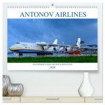 Antonov Airlines, Transportflugzeuge der Superlative (hochwertiger Premium Wandkalender 2026 DIN A2 quer), Kunstdruck in Hochglanz