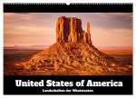 USA: Landschaften der Weststaaten (Wandkalender 2026 DIN A2 quer), CALVENDO Monatskalender