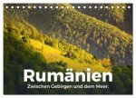 Rumänien - Zwischen Gebirgen und dem Meer. (Tischkalender 2026 DIN A5 quer), CALVENDO Monatskalender