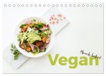 Vegan - Mmmh lecker! (Tischkalender 2026 DIN A5 quer), CALVENDO Monatskalender
