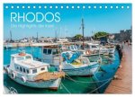 Rhodos - Die Highlights der Insel (Tischkalender 2026 DIN A5 quer), CALVENDO Monatskalender