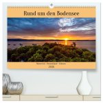 Rund um den Bodensee (hochwertiger Premium Wandkalender 2026 DIN A2 quer), Kunstdruck in Hochglanz
