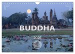 BUDDHA - Im Reich der Achtsamkeit (Wandkalender 2026 DIN A4 quer), CALVENDO Monatskalender