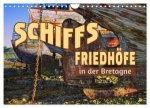 Schiffsfriedhöfe in der Bretagne (Wandkalender 2026 DIN A4 quer), CALVENDO Monatskalender