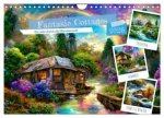 Fantasie Cottages - Ein Jahr durch die Märchenwelt (Wandkalender 2026 DIN A4 quer), CALVENDO Monatskalender