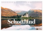 Schottland - Eine eindrucksvolle Reise in ein wunderschönes Land. (Tischkalender 2026 DIN A5 quer), CALVENDO Monatskalender