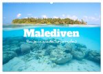 Malediven - Reise in ein Naturparadies (Wandkalender 2026 DIN A2 quer), CALVENDO Monatskalender