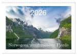 Norwegens wunderschöne Fjorde (Wandkalender 2026 DIN A3 quer), CALVENDO Monatskalender