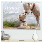Hunde Spruchkalender (hochwertiger Premium Wandkalender 2026 DIN A2 quer), Kunstdruck in Hochglanz