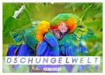 Dschungelwelt - Artwork (Wandkalender 2026 DIN A2 quer), CALVENDO Monatskalender