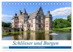 Schlösser und Burgen in NRW (Tischkalender 2026 DIN A5 quer), CALVENDO Monatskalender