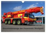 Einsatzfahrzeuge der Feuerwehr Stuttgart (Wandkalender 2026 DIN A4 quer), CALVENDO Monatskalender