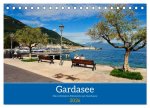 Gardasee - Die schönsten Momente am Gardasee (Tischkalender 2026 DIN A5 quer), CALVENDO Monatskalender