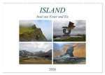 ISLAND, Insel aus Feuer und Eis (Wandkalender 2026 DIN A2 quer), CALVENDO Monatskalender