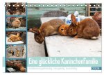 Eine glückliche Kaninchenfamilie (Tischkalender 2026 DIN A5 quer), CALVENDO Monatskalender
