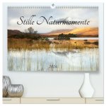 Stille Naturmomente (hochwertiger Premium Wandkalender 2026 DIN A2 quer), Kunstdruck in Hochglanz