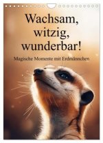 Wachsam, witzig, wunderbar! - Magische Momente mit Erdmännchen (Wandkalender 2026 DIN A4 hoch), CALVENDO Monatskalender