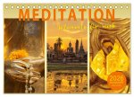 MEDITATION Momente für mich (Tischkalender 2026 DIN A5 quer), CALVENDO Monatskalender