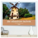 der elbestrom technik (hochwertiger Premium Wandkalender 2026 DIN A2 quer), Kunstdruck in Hochglanz