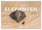 ELEFANTEN Jumbos der Herzen (Tischkalender 2026 DIN A5 quer), CALVENDO Monatskalender