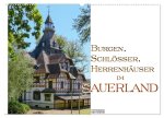Burgen, Schlösser, Herrenhäuer im Sauerland (Wandkalender 2026 DIN A2 quer), CALVENDO Monatskalender
