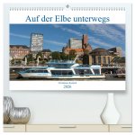 Auf der Elbe unterwegs (hochwertiger Premium Wandkalender 2026 DIN A2 quer), Kunstdruck in Hochglanz