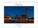 Magdeburg zur blauen Stunde (Tischkalender 2026 DIN A5 quer), CALVENDO Monatskalender