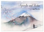 Aquarelle und Haiku von Basho (Wandkalender 2026 DIN A3 quer), CALVENDO Monatskalender
