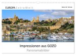 Impressionen aus GOZO - Panoramabilder (Wandkalender 2026 DIN A3 quer), CALVENDO Monatskalender