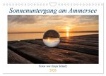 Sonnenuntergang am Ammersee (Wandkalender 2026 DIN A4 quer), CALVENDO Monatskalender