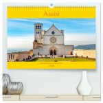 Assisi - Mittelalterliches Herz Italiens (hochwertiger Premium Wandkalender 2026 DIN A2 quer), Kunstdruck in Hochglanz