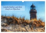 Landschaften auf dem Darß in Ölfarben (Wandkalender 2026 DIN A3 quer), CALVENDO Monatskalender