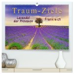 Traum-Ziele - Lavendel der Provence, Frankreich (hochwertiger Premium Wandkalender 2026 DIN A2 quer), Kunstdruck in Hochglanz