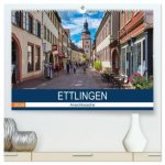 Ettlingen - Ansichtssache (hochwertiger Premium Wandkalender 2026 DIN A2 quer), Kunstdruck in Hochglanz