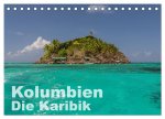 Kolumbien - Die Karibik (Tischkalender 2026 DIN A5 quer), CALVENDO Monatskalender