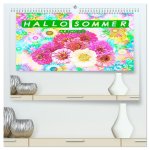 Hallo Sommer - Artwork (hochwertiger Premium Wandkalender 2026 DIN A2 quer), Kunstdruck in Hochglanz