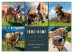 Berg-Kühe, Natur pur - unser schönster Urlaub (Wandkalender 2026 DIN A4 quer), CALVENDO Monatskalender