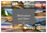 Motivation und Meer (Wandkalender 2026 DIN A4 quer), CALVENDO Monatskalender