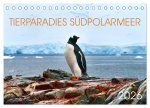 Tierparadies Südpolarmeer (Tischkalender 2026 DIN A5 quer), CALVENDO Monatskalender