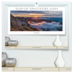 Top of Switzerland (hochwertiger Premium Wandkalender 2026 DIN A2 quer), Kunstdruck in Hochglanz