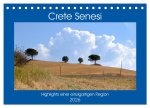 Crete Senesi - Highlights einer einzigartigen Region (Tischkalender 2026 DIN A5 quer), CALVENDO Monatskalender