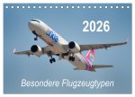 Besondere Flugzeugtypen (Tischkalender 2026 DIN A5 quer), CALVENDO Monatskalender