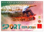 Sport Explosion (Tischkalender 2026 DIN A5 quer), CALVENDO Monatskalender