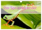 Der Spruchkalender - freiheraus und witzig (Wandkalender 2026 DIN A4 quer), CALVENDO Monatskalender