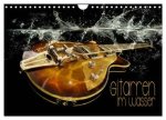 Gitarren im Wasser (Wandkalender 2026 DIN A4 quer), CALVENDO Monatskalender