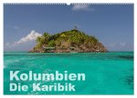 Kolumbien - Die Karibik (Wandkalender 2026 DIN A2 quer), CALVENDO Monatskalender